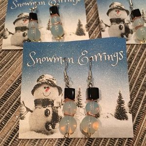 Snowman ☃️ Earrings